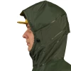 Vue Capuche de profil avec casque port� dessous
