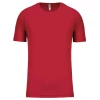 Tee-shirt technique manches courtes Homme 140 g par Proact, Rouge - Taille XXL