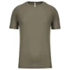 Tee-shirt technique manches courtes Homme 140 g par Proact, Kaki - Taille XXL