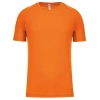  Tee-shirt technique manches courtes Homme 140 g par Proact, Orange - Taille S