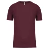  Tee-shirt technique manches courtes Homme 140 g par Proact, BordeauX - Taille XXL