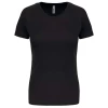  Tee-shirt technique manches courtes Femme 140 g par Proact, Noir - Taille XS
