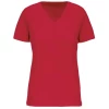 Lot de 5 tee-shirts Femme en coton bio 145 g par Kariban, Rouge - Taille XS