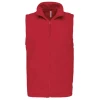 Gilet Micropolaire sans manches Homme par Kariban, Rouge - Taille S
