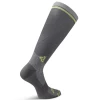 Chaussettes hautes �tanches Coolmax par Typhoon, Gris/Jaune - Taille S