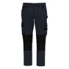 Pantalon de travail multipoches par WK.Designed To Work, Marine/Noir - Taille XS 