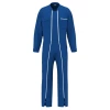 Combinaison de travail double zip par WK.Designed To work, Bleu - Taille XS