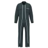 Combinaison de travail double zip par WK.Designed To work, Vert - XS 