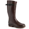 Bottes Parcours 2 Iso doublure N�opr�ne bride et boucle de serrage par Aigle, Marron - Taille 36