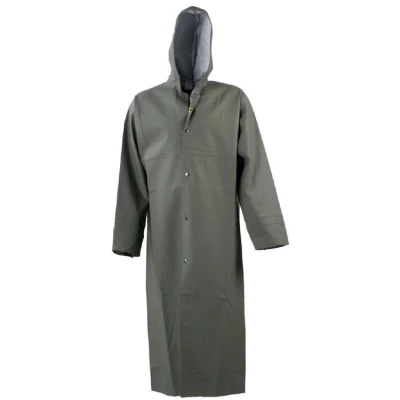 Manteau cir� Long tissu Glentex, �tanche, imperm�able, Vert - Guy Cotten