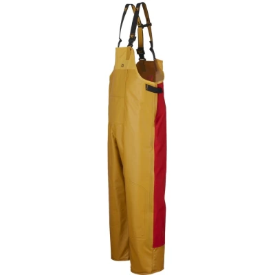 Cotte � bretelles Drembib Hybridpro+ tissu Dremtech+/Nylp�che/Cap-Coz �tanche, respirante, Jaune/Rouge - Guy Cotten