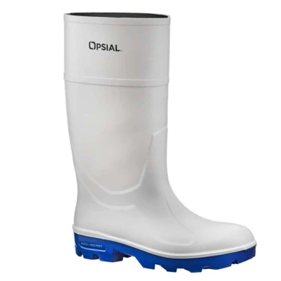 Bottes de s�curit� Step Cloud PU �tanches, isolantes EN ISO 20245 S4 CI SRC, Blanc - Agro-alimentaire - Opsial