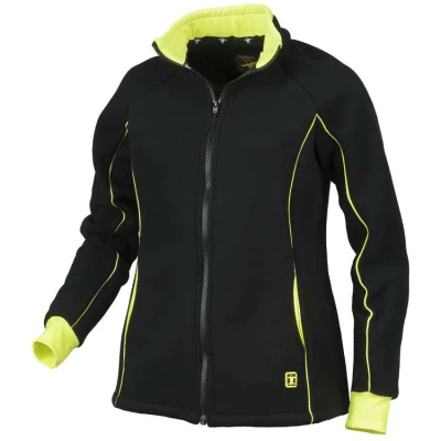 Veste polaire Femme Java tissu POL 350, respirante, protection anti UV UPF 50+, Noir - Guy Cotten