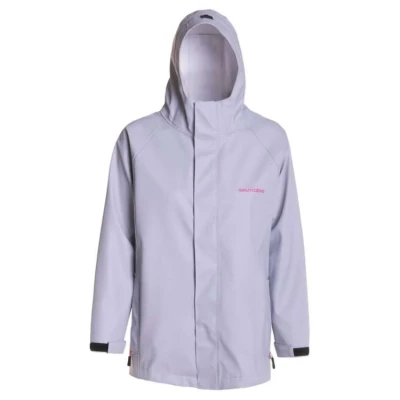 Veste cir� Femme Neptune tissu Polyester enduction polyur�thane, imperm�able, Gris ciel - Grund�ns