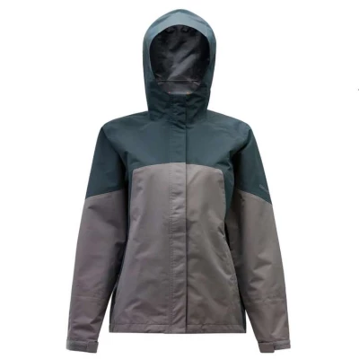 Veste cir� Femme Pisces tissu Nylon Taslan, imperm�able, respirant, Gris/Bleu - Grund�ns