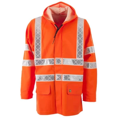 Veste cir� Paraflash Haute Visibilit� tissu Vistex, �tanche, imperm�able, Orange Fluo - Guy Cotten