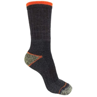 Chaussettes mi-mollet Arctic Coolmax respirantes, renforc�es Kevlar, Gris/Orange - Guy Cotten