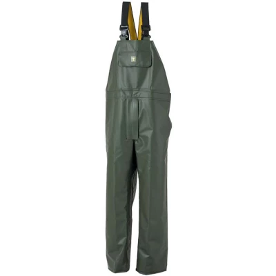 Cotte � bretelles Armoric tissu Nylp�che enduit PVC sur deux faces �tanche, imperm�able, Vert - Guy Cotten