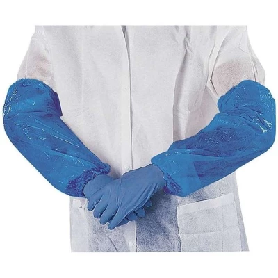 Manchettes jetables poly�thyl�ne par Delta Plus, Bleu - Delta Plus