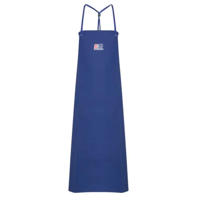 Tablier industriel et laitier 999HWST PVC bretelles en X par Stormline, Bleu - Stormline