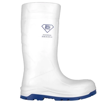 Bottes de s�curit� Alize en PU, EN ISO 20345 S4 CI SR, Blanc - Phytosanitaires & Agroalimentaire - Baudou