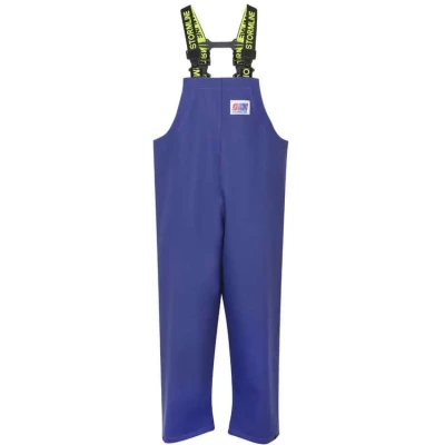 Cotte � bretelles r�versible Stormtex 669B tissu PVC monocouche �tanche, imperm�able, Bleu - Stormline
