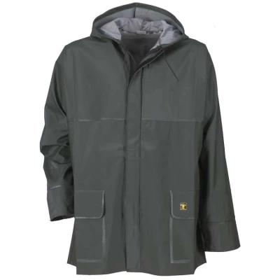 Veste cir� Paraflotte tissu Rednyl, �tanche, imperm�able, Vert - Guy Cotten