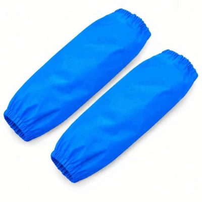Manchettes Choiva  PVC / Polyester avec �lastiques maintien s�curis� par Juba, Bleu - Juba
