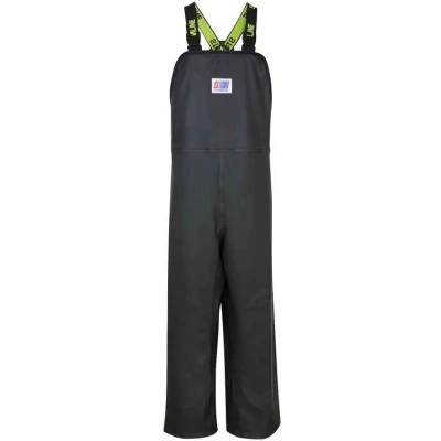 Cotte � bretelles Stormtex Air 664G tissu PVC extensible PU �tanche, imperm�able Vert noir - Stormline