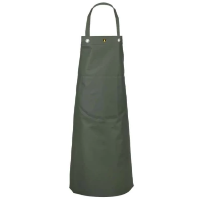 Tablier Isofranc PVC 420 double face avec renfort Isolatech, Vert - Guy Cotten