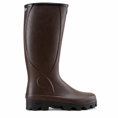 Bottes C�r�s hommes doubl�s n�opr�ne, Marron - Usage intensif - Le Chameau