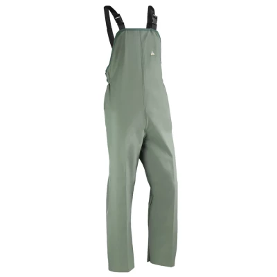 Cotte � bretelles �lastiques Choiva tissu PVC polyester, imperm�able, Vert - Juba