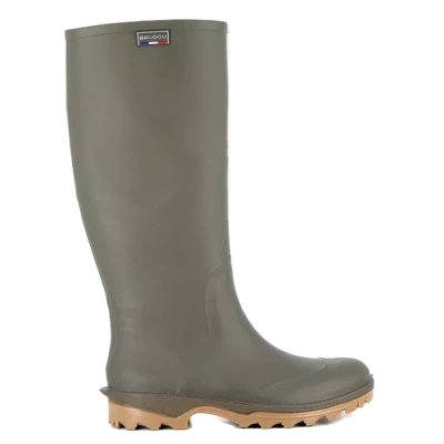 Bottes Bicross en PVC recyclable, Kaki - Usage r�gulier - Baudou
