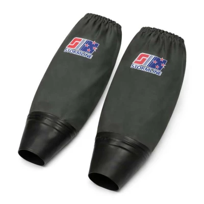 Manchettes Stormtex Air 230 tissu PVC avec poignets en latex �tanches, imperm�ables, d�perlantes, Vert noir - Traite en �levage laitier - Stormline