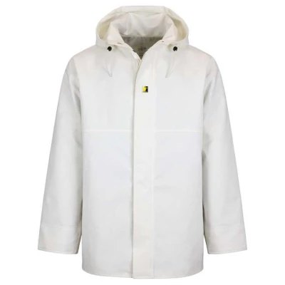 Veste cir� Gamvik tissu Glentex, �tanche, imperm�able, Blanc - Guy Cotten