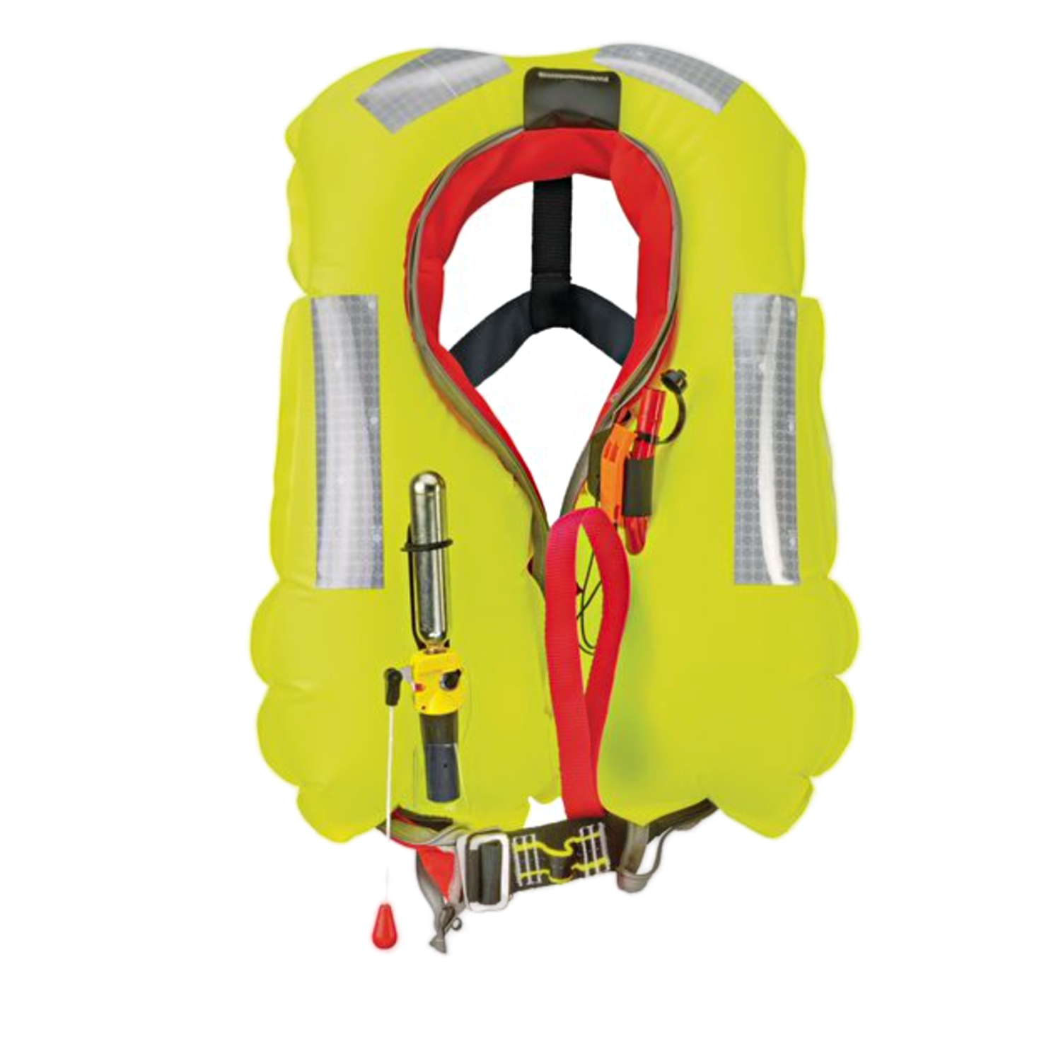 Vue de face gilet gonflé