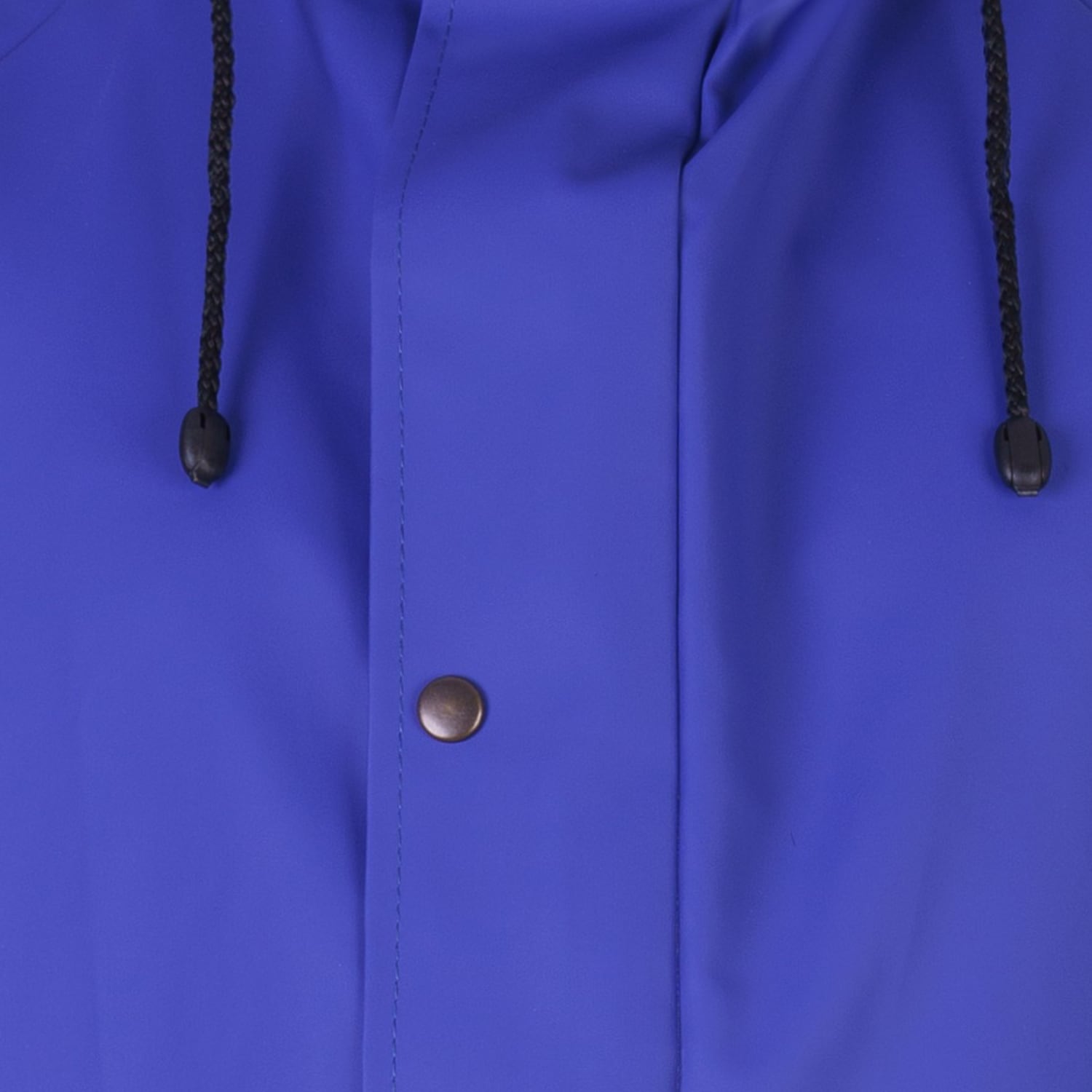 Détail bouton pression et cordon de serrage