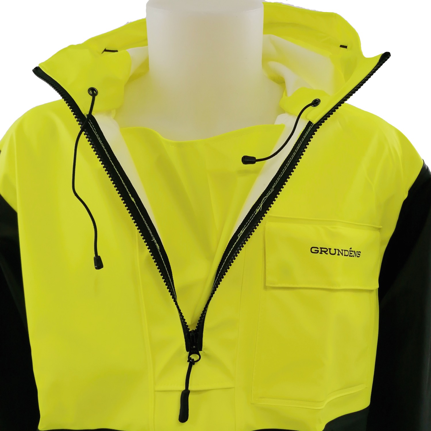 Détail capuche et cordon