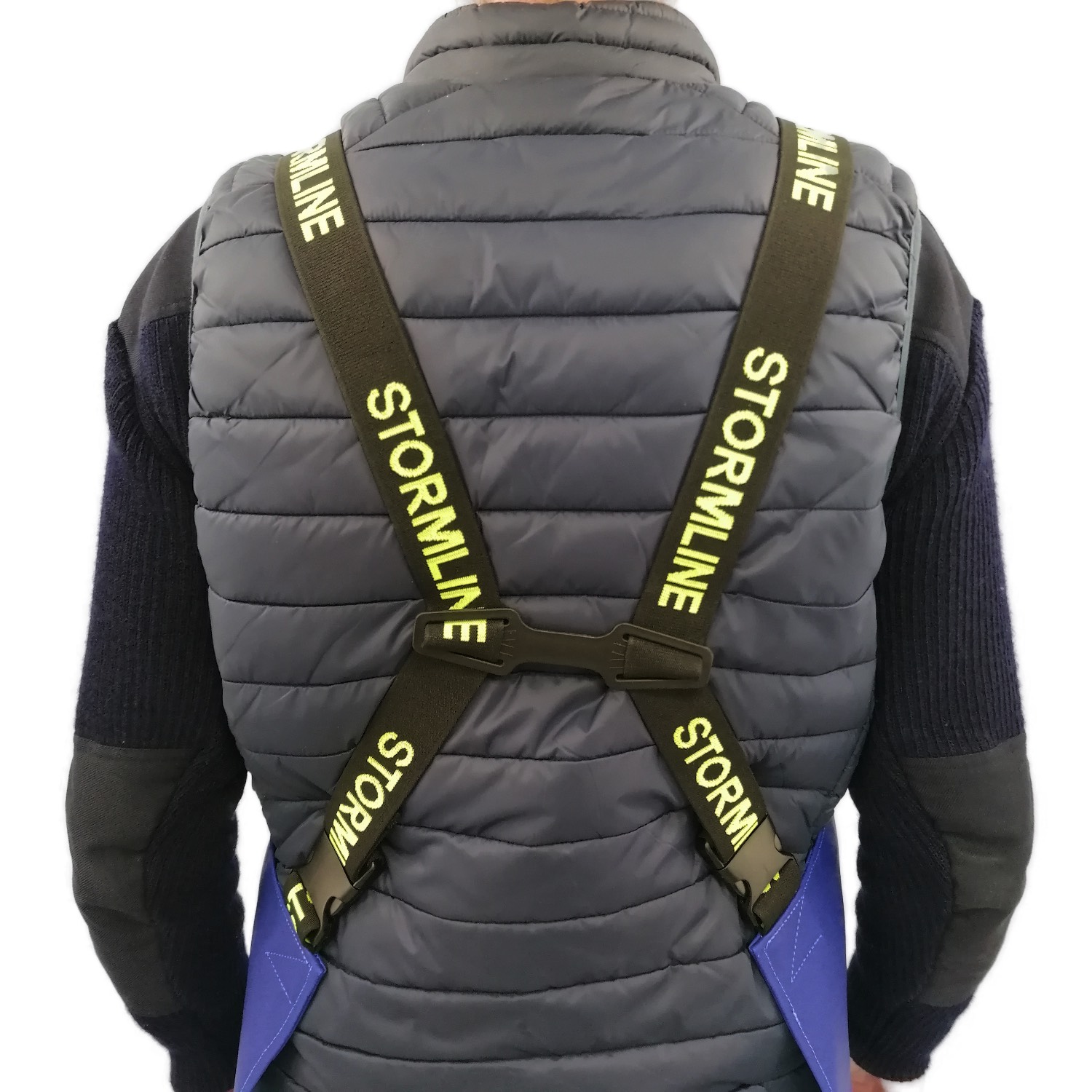 Détail cavalier dos porté