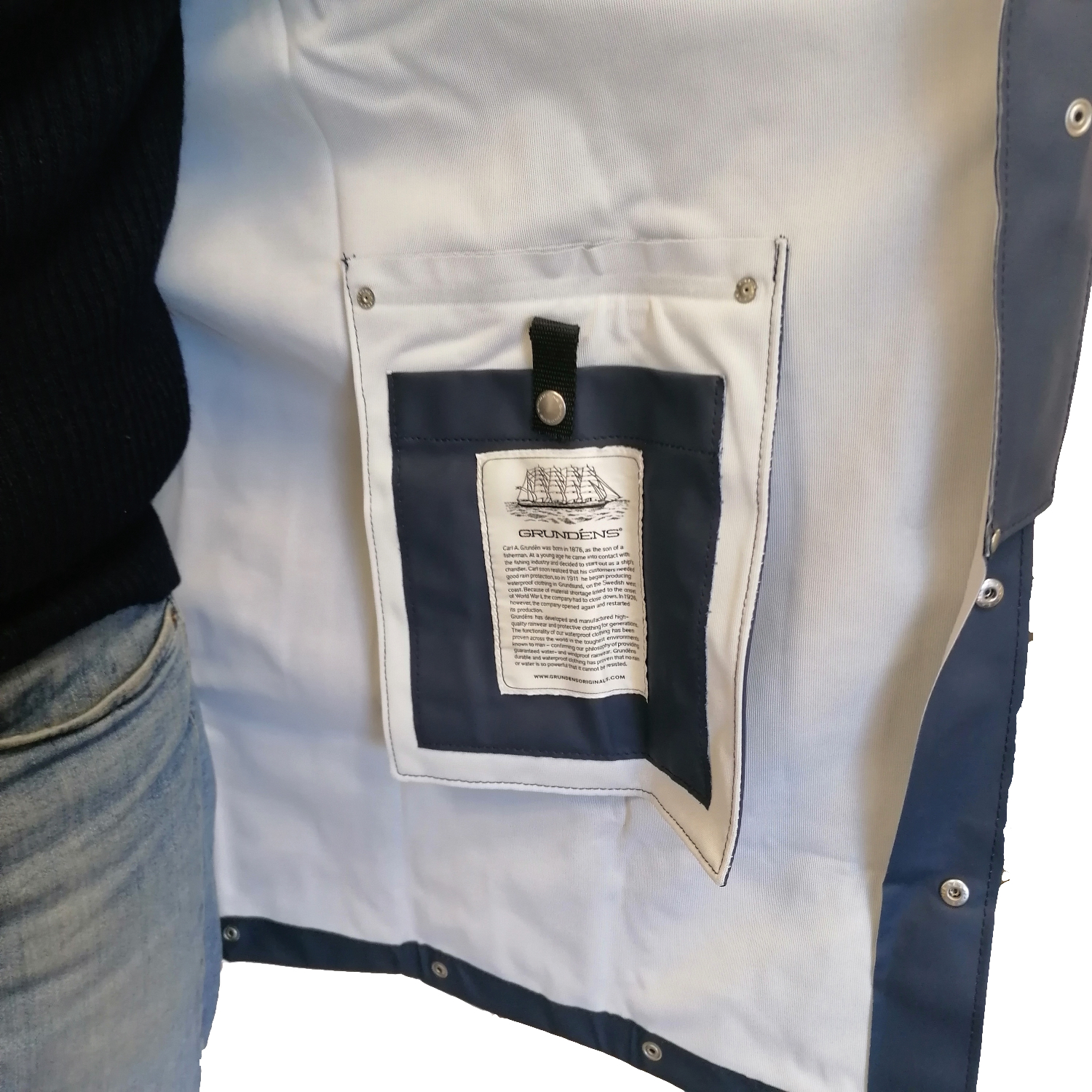 Détail poche intérieure