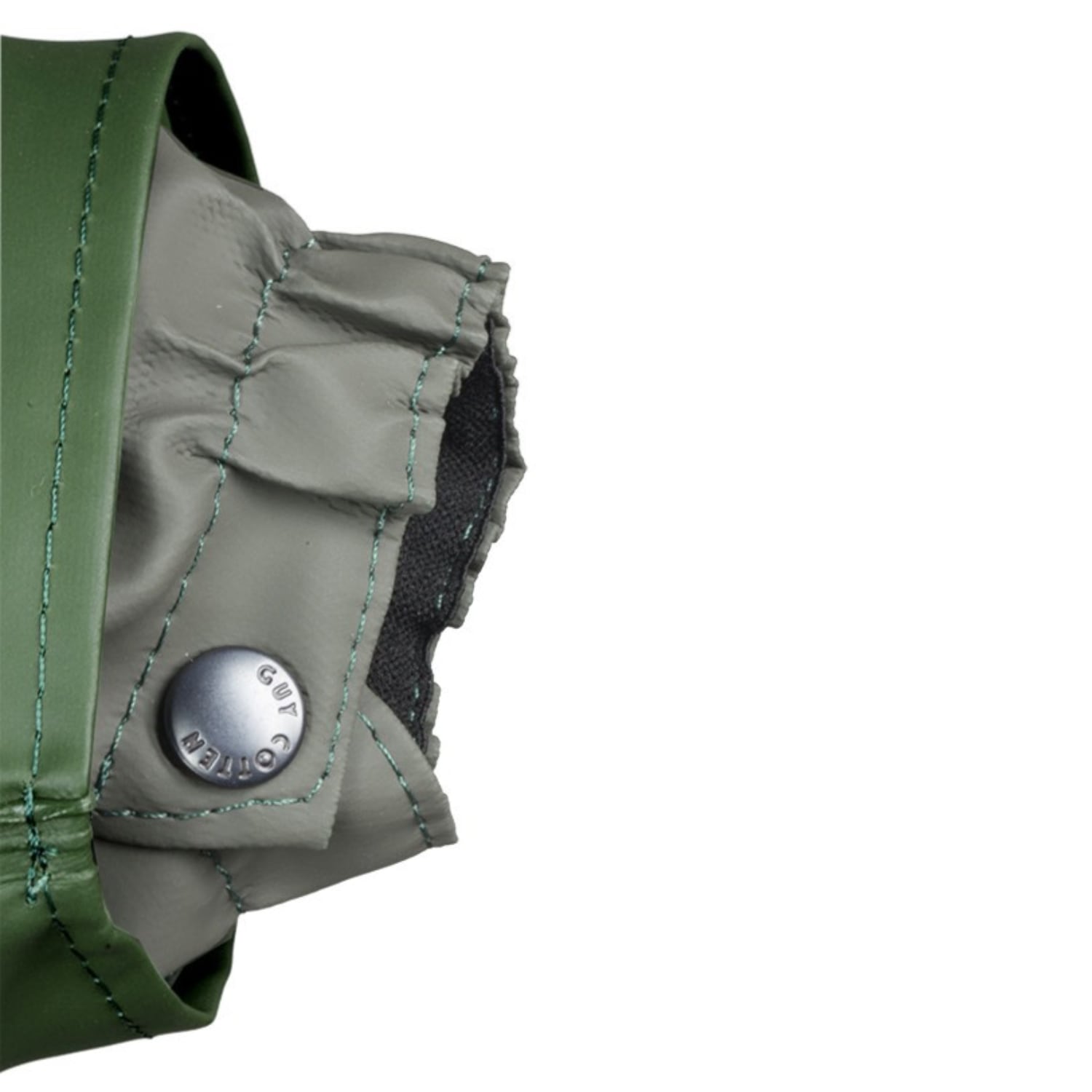 Détail poignet soufflet élastiqué à pression