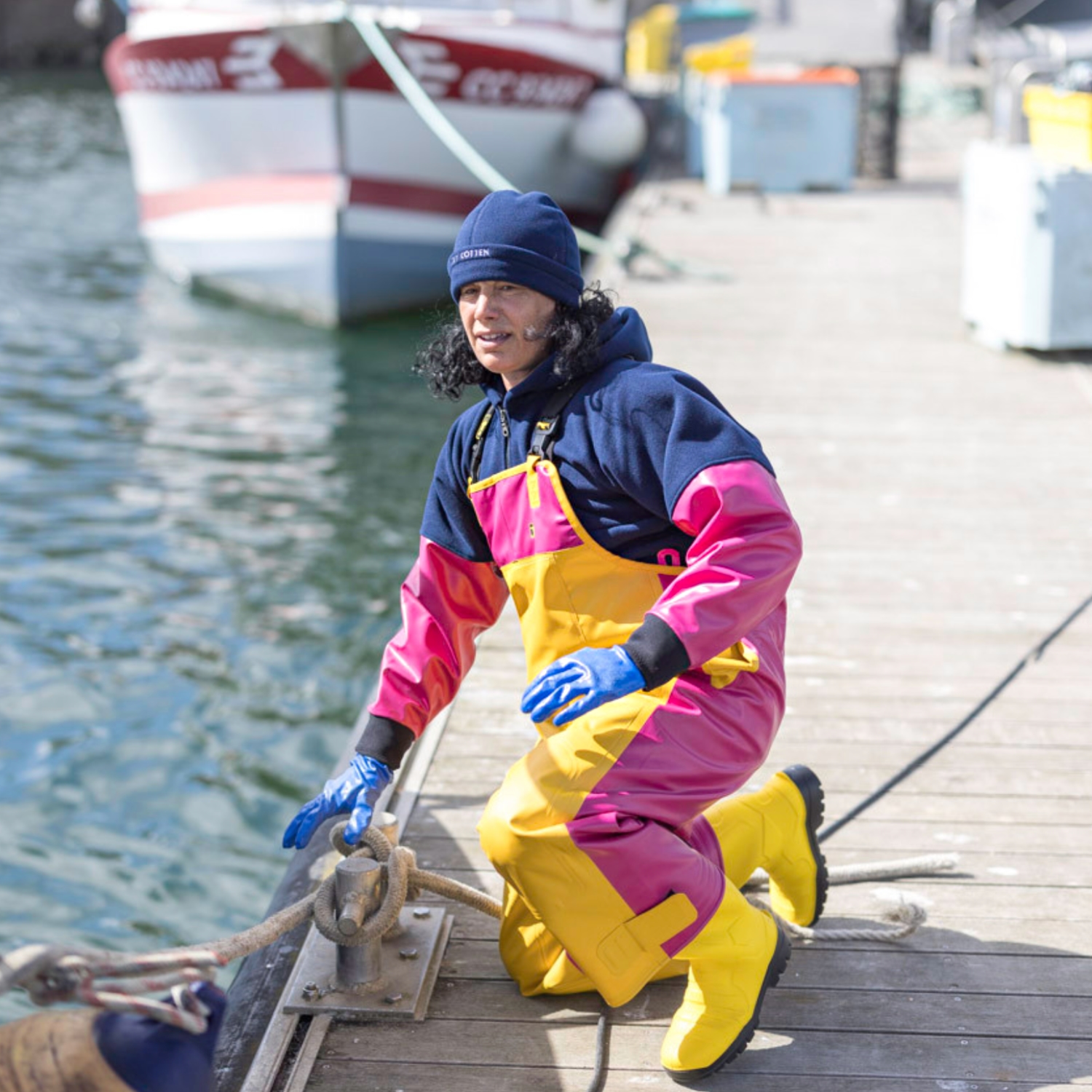 Détail patte de réglage jambe