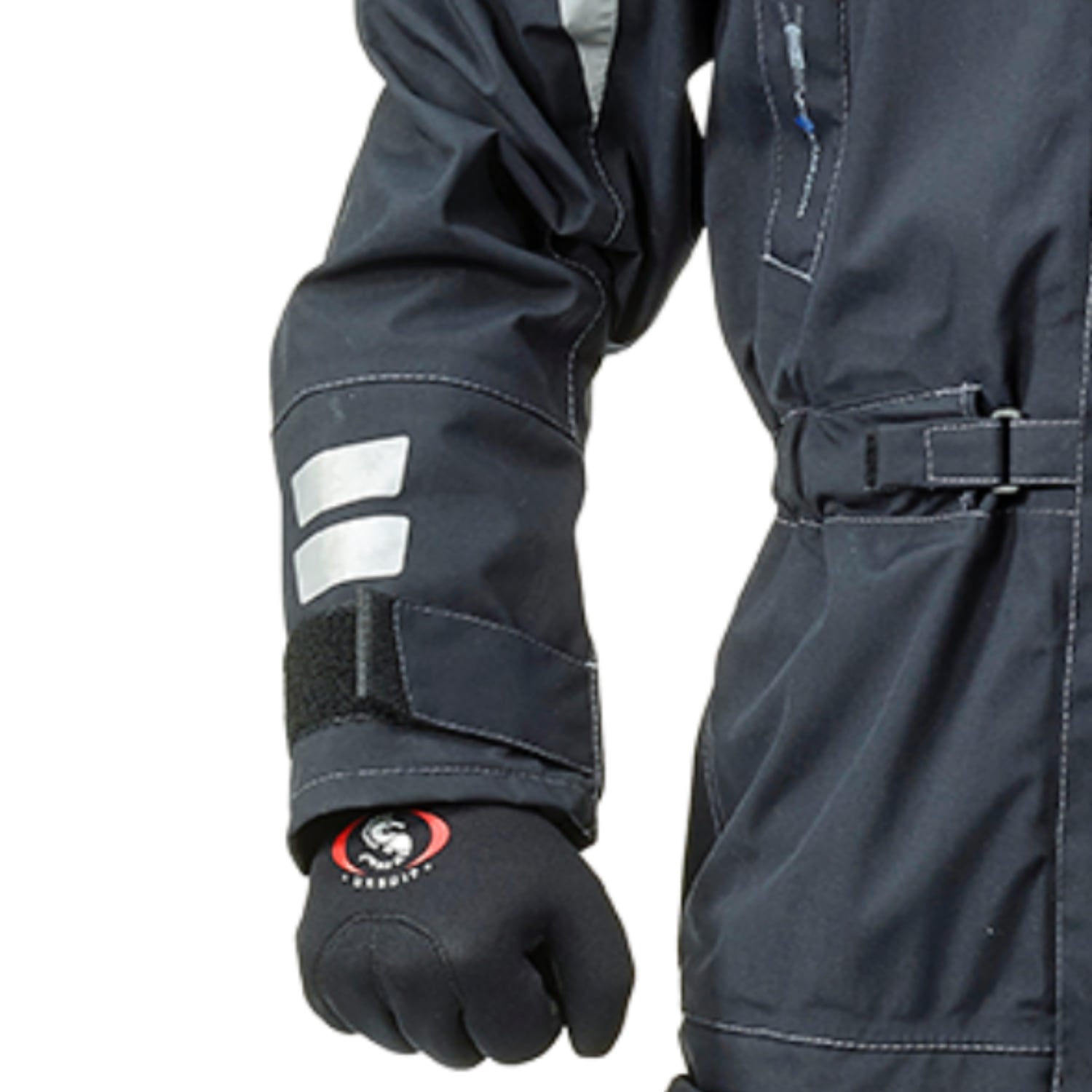 Détail manche et gant