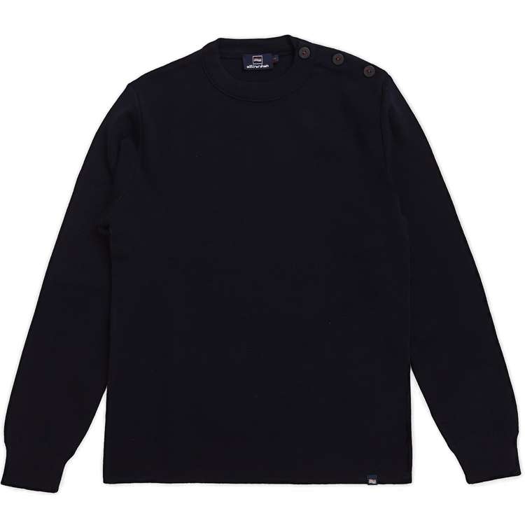 Pull marin Jersey Homme en pure laine mérinos Marine - All Océan