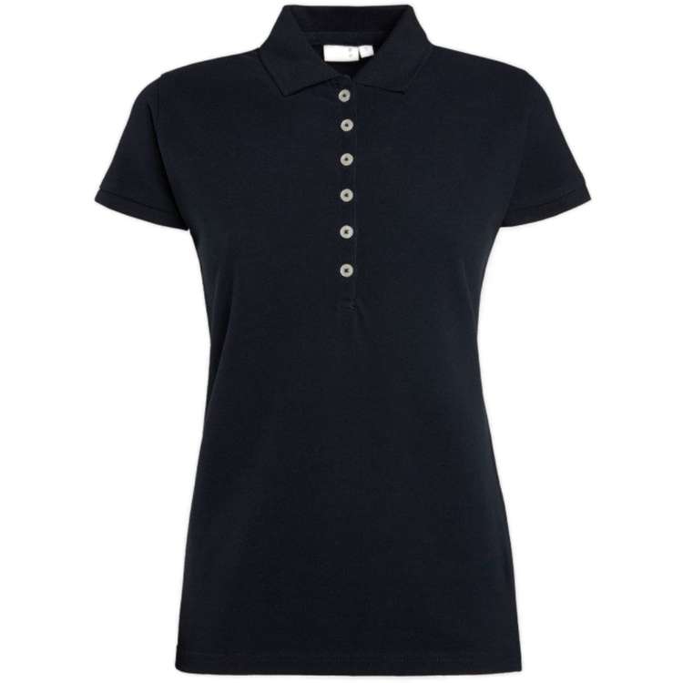 Polo uni Roseland Femme Marine - Slam