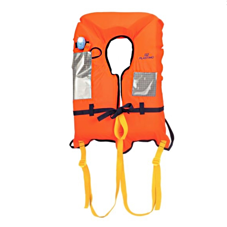 Brassi�re de sauvetage Storm 150N avec lampe Orange - Plastimo