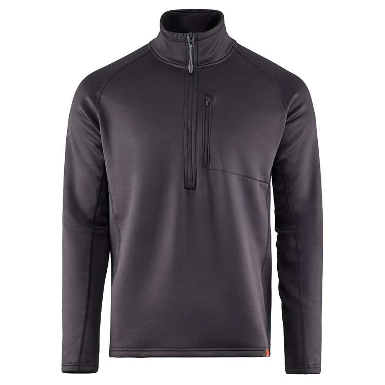 Pull sous-vêtement thermique Grundies Thermal ½ Zip par Grundéns, Noir - Grundéns