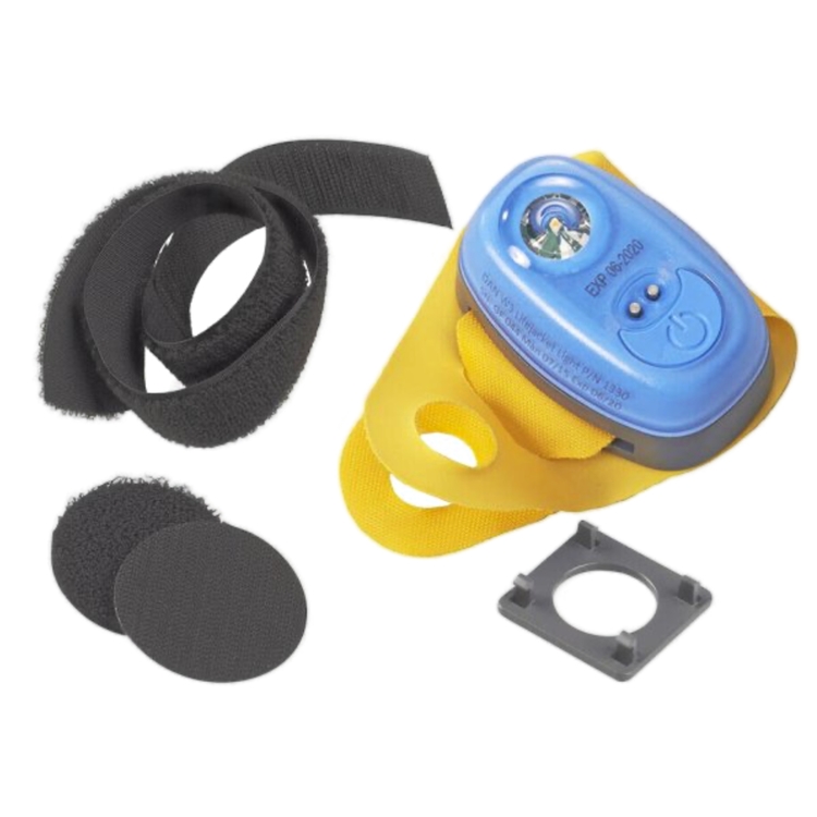 Lampe Flash LED automatique W3 SOLAS avec muti-supports pour gilet de sauvetage par Daniamant - Daniamant