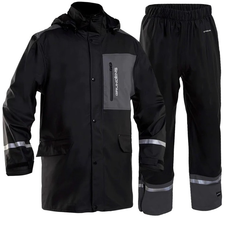 Ensemble Veste + Pantalon de pluie Sunnan Noir - Grundéns